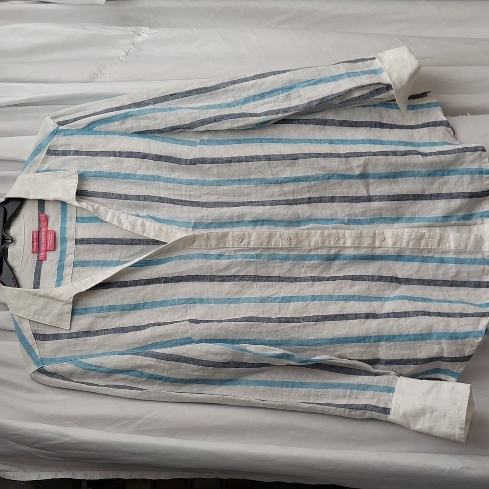 Island Company Linen Button down Top